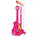 Icom 24 5832 Rockgitarre mit Ständermikrofon, Pink