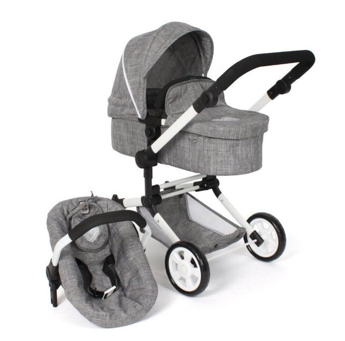 BAYER CHIC 2000 Kombi-Puppenwagen "LINUS" Wie Neu