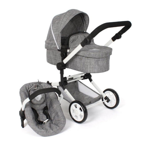 BAYER CHIC 2000 Kombi-Puppenwagen "LINUS" Wie Neu