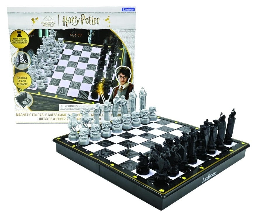Lexibook, Harry Potter Schachspiele - Magnetisches und faltbares Schachbrett