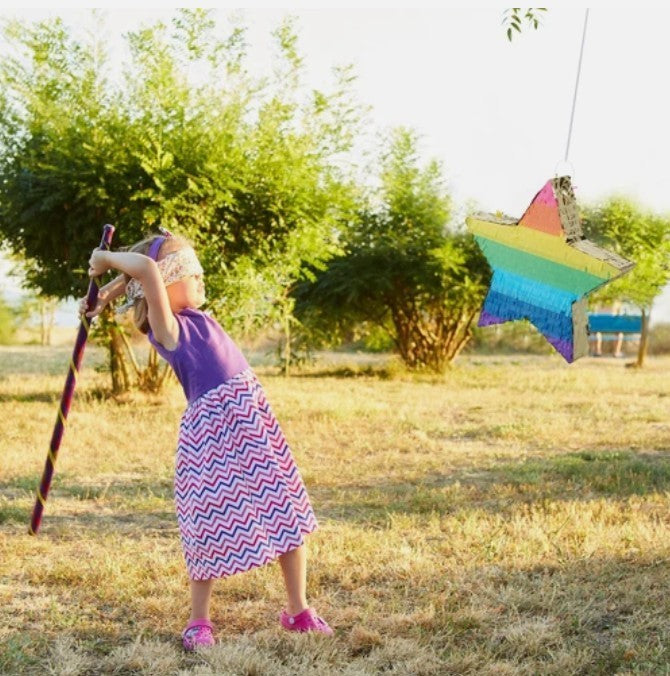 Pinata stern bunt 140 g Geburtstags-Pinata Party-Pinata Kinder-Pinata 49 cm