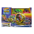 Hot Wheels Monster Trucks Power Smashers HYT07 Charge & Chase Track Set Neu OVP