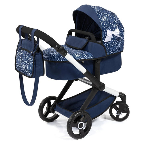 Bayer Design Kombi Puppenwagen Xeo mit Wickeltasche Blau NEU