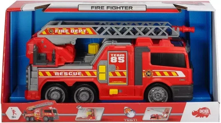 Toys Fire Fighter, Feuerwehrauto, Spielzeugauto, Feuerwehr, mit Wasserspritzfunk