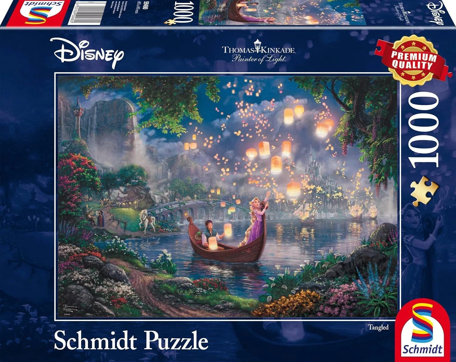 Schmidt Spiele 59480 ThomasKinkade Disney Rapunzel Puzzle 1000Teile XLProLXL