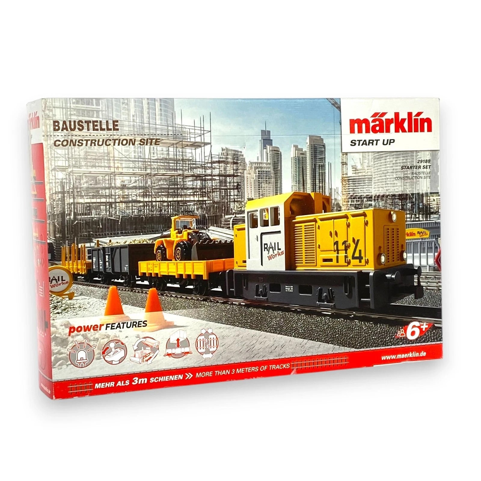 Märklin 29188 Modelleisenbahn Startset – Lokomotive, Schienen & Zubehör