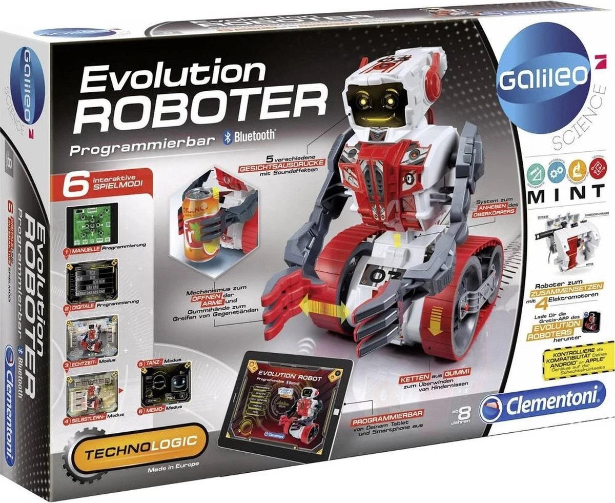 Clementoni Galileo Evolution Roboter (59031), Technik,