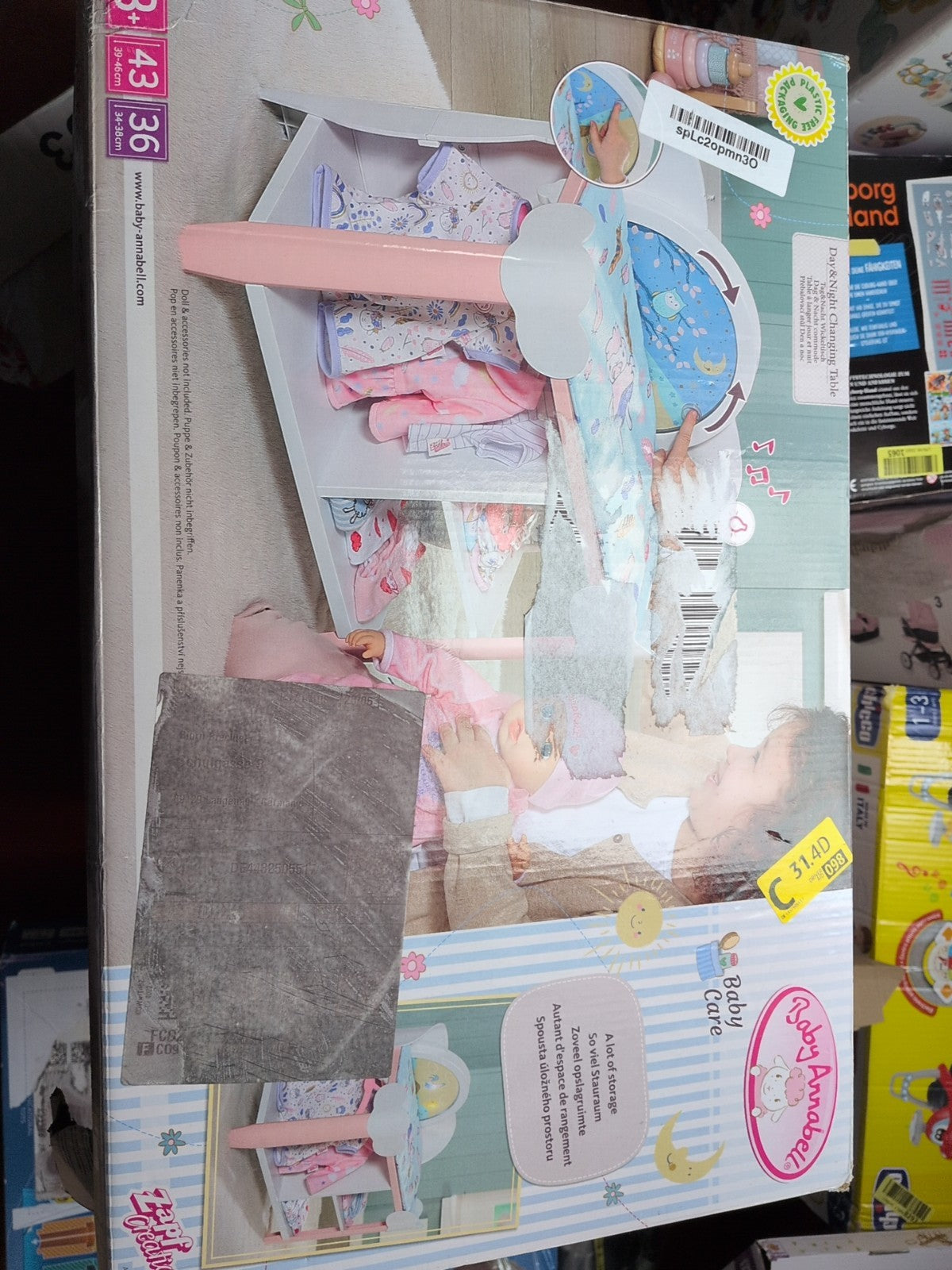Baby Annabell Wickeltisch und Schrank mit Zubehör