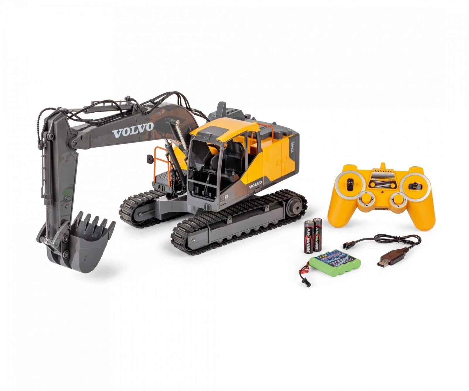 Carson 500907339 1:16 Raupenbagger Volvo 2.4G 100% RTR Baustelle Bagger