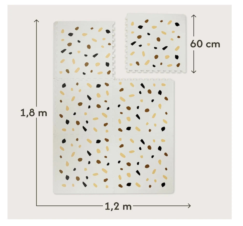 Hakuna Matte Stylische Puzzlematte Baby 180 x 120 cm Konfetti 6 XXL Platten