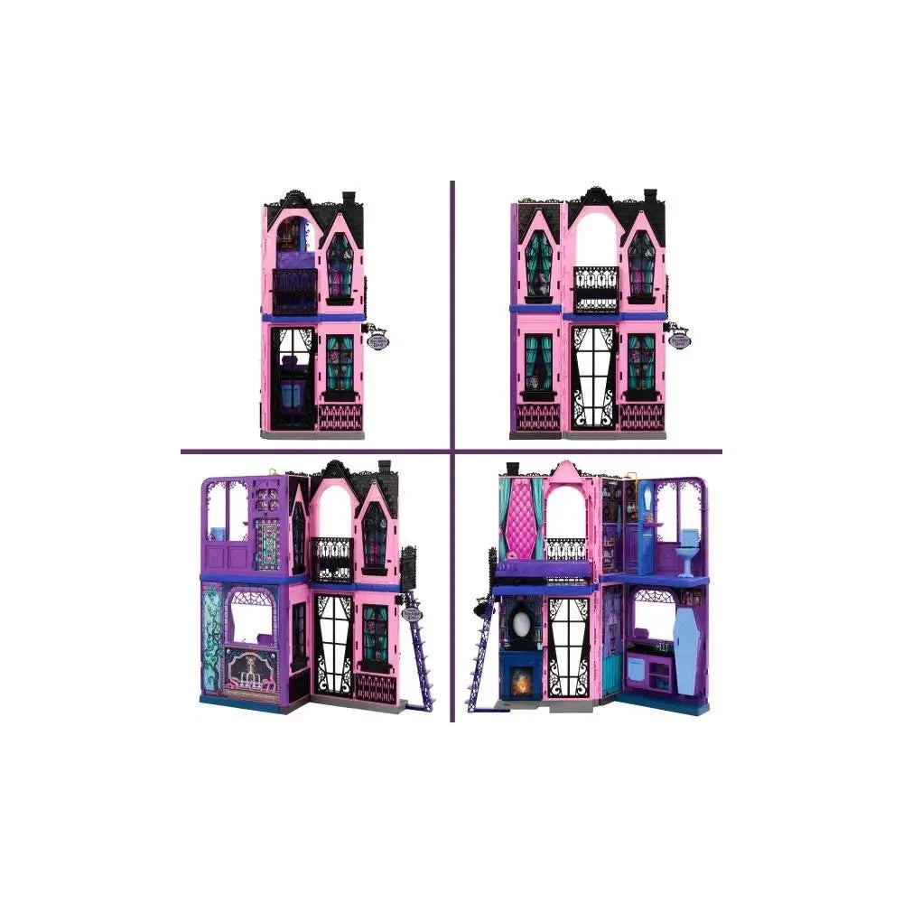 Monster High Buh-tique Hotel Puppenhaus mit gruseligen Überraschungen in jedem R