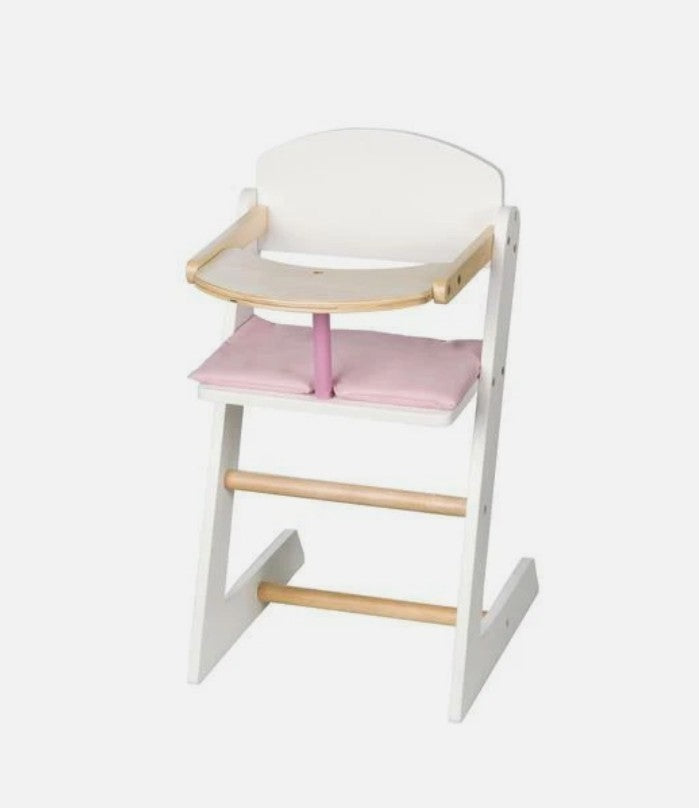 roba Puppenhochstuhl 'Scarlett', für Puppen & Babypuppen, weiß lackiert