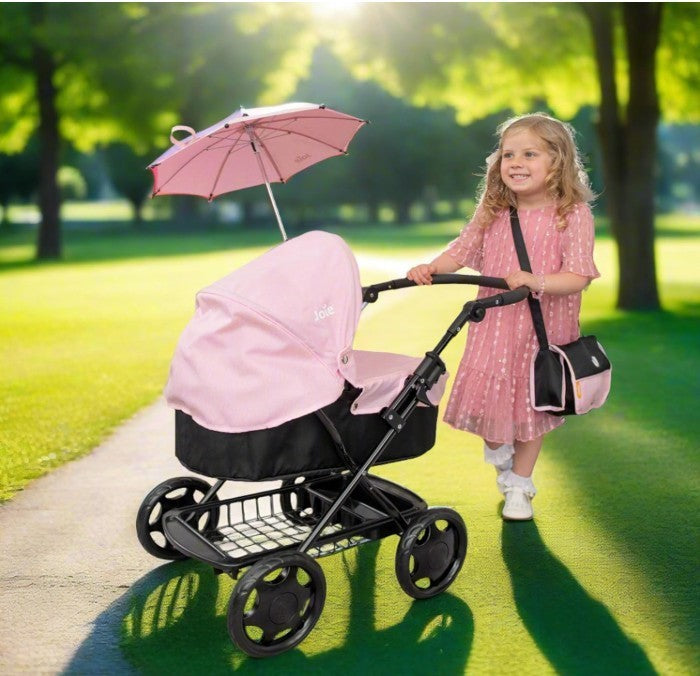HTI Joie Junior Classic Kinderwagen & Sonnenschirm | Inklusive passender Wickelt