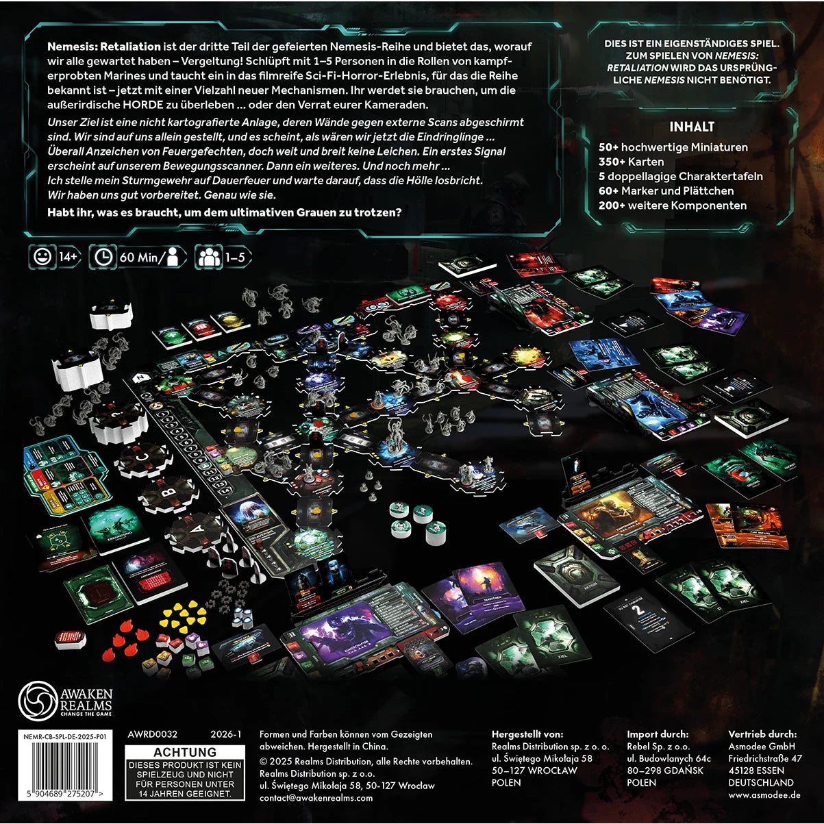 Nemesis: Retaliation Brettspiel