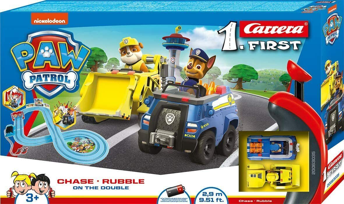 Carrera Rennbahn FIRST Paw Patrol - On the Double, 2,9m B-Ware